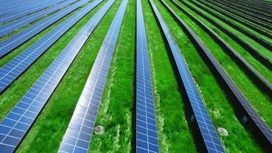 太阳能光电板模块太阳能农场站太阳能细胞能源农场
